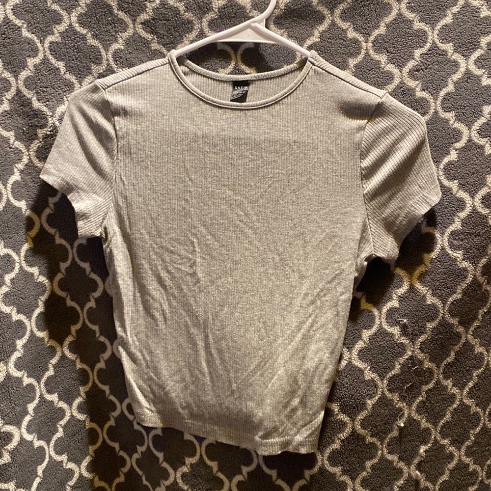 Gray shirt